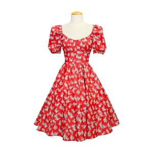 ISO BB Ferrari Deborah Dress in Red Kittens